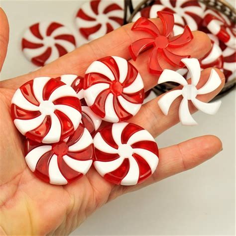 Peppermint Round Candies Christmas Tree Hanging Ornaments Xmas Garland Pendants Small T Idea