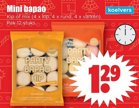 Mini Bapao Aanbieding Bij Dirk