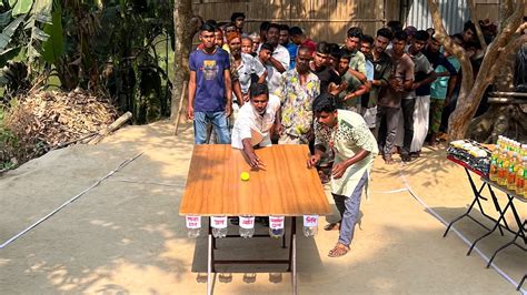 বোর্ডের উপর বল গড়ানোর আজব চ্যালেঞ্জ। বেশি পুরস্কার জিতে কে চমক দেখালো