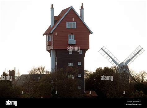 House in the clouds, Thorpeness, Suffolk, UK Stock Photo - Alamy