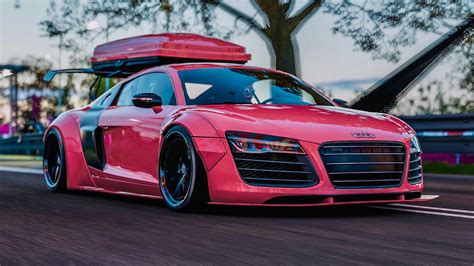 Audi R8 V10 Plus In Pink Rforzahorizon