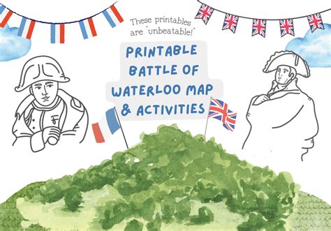 "Unbeatable" Offer! Printable Battle of Waterloo Map and Activities ...