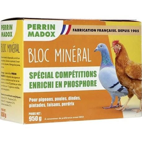 Bloc Min Ral Grit Avec Phosphore Pour Pigeon La Ferme De Manon