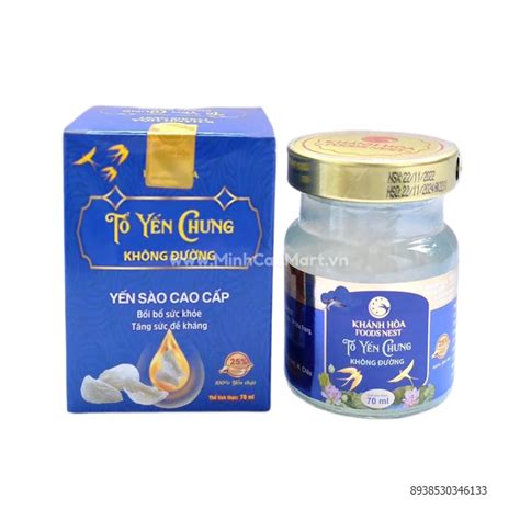 Tổ Yến Chưng Không Đường 15% Yến Khánh Hoà Foods Nest 70ML - Minh Cầu ...
