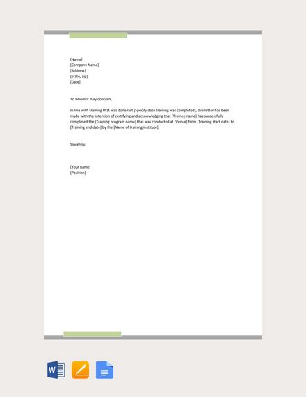 Acknowledgment Letter Examples Format Pdf