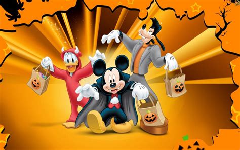 Download Mickey Mouse Disney Halloween Wallpaper | Wallpapers.com