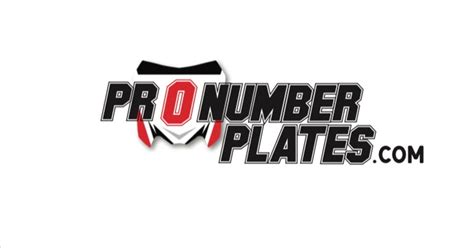 Travis Pastrana Pro Number Plates