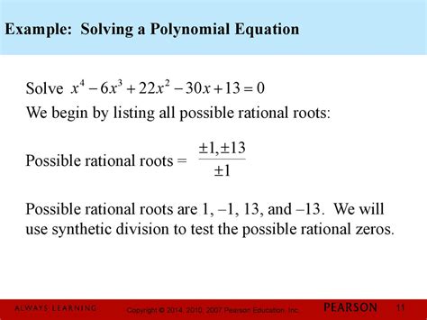 Chapter 3 Polynomial And Rational Functions 3 4 Zeros Of Polynomial