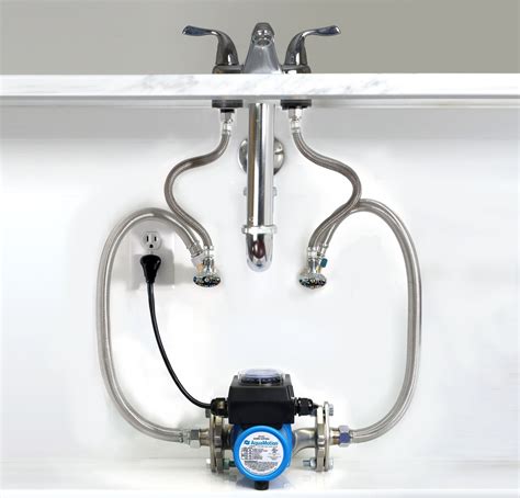 Aquamotion Amh3k R 3 Speed Hot Water Recirculation Pump For Under Sink Installation With