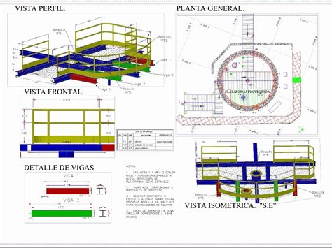 Planta Depuradora En Autocad Librer A Cad