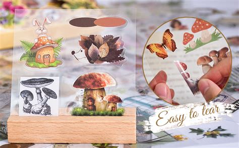 Funblast Self Adhesive Pcs Sheets Vintage Nature Stickers