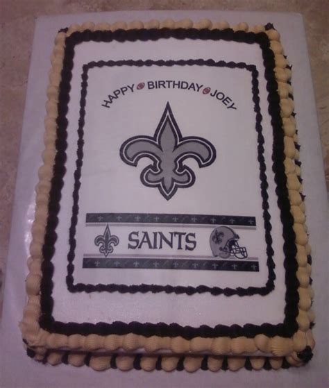 Saints Birthday Cake