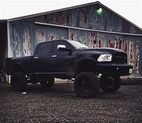 Black lifted Dodge. Country Truck Love. | Country trucks, Dodge muscle ...