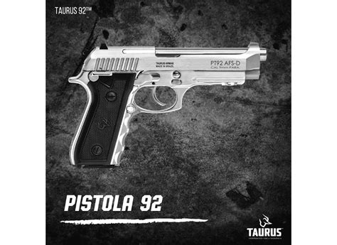 Updated Classic Taurus Pt92 9mm 171 Rounds In Stainless Steel