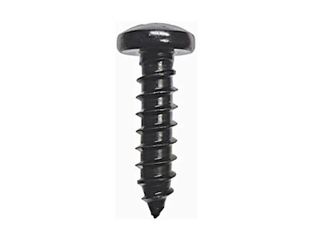 #14 x 1" SS Pan Head Screws -Black