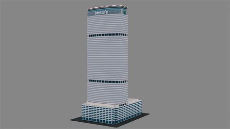 Metlife Building New York 3d Turbosquid 2052157