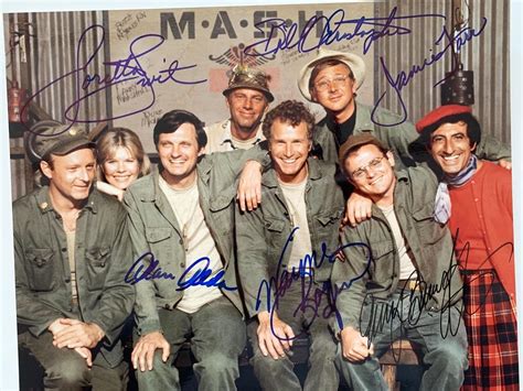 M*A*S*H cast signed photo | EstateSales.org