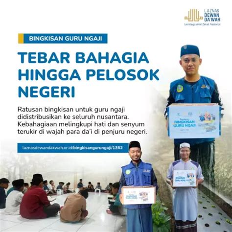 Bingkisan Untuk Guru Ngaji Tebar Bahagia Sampai Pelosok Negeri