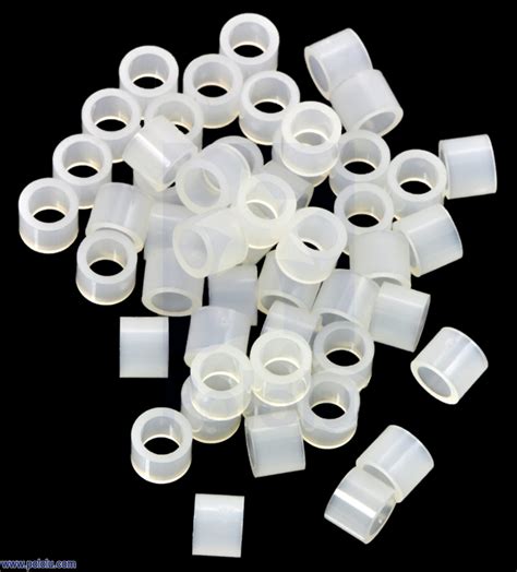 Pololu Nylon Spacer 4mm Length 5mm Od 33mm Id 50 Pack