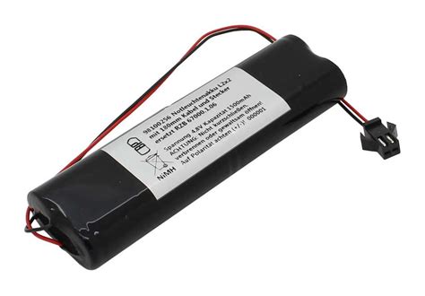 Batterie éclairage de secours NiMH 4 8V 1100mAh L2x2 Mignon AA avec