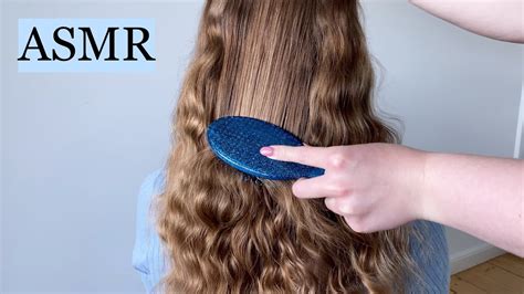 Asmr Brushing My Friends Beautiful Curly And Tangled Hair Crunchy