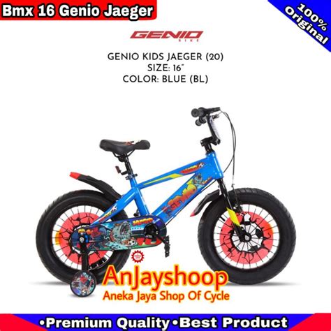 Jual Sepeda Anak Laki Bmx 16 Inch Genio Jaeger Ban Jumbo Shopee Indonesia