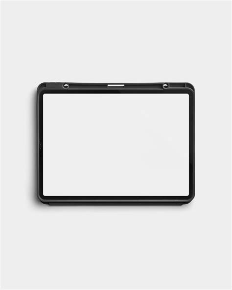 Black Mockup Tablet 11inch With Case Custom Scene