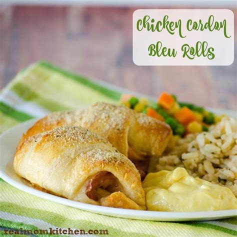 Chicken Cordon Bleu Rolls Real Mom Kitchen