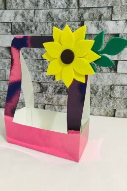 Moldes Para Realizar Caja De Regali Con Girasol Decoratovo Descarga