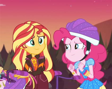 Pinkie Pie X Sunset Shimmer In 2022 Sunset Shimmer Mlp Equestria