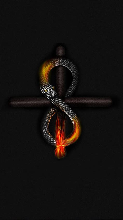 1080p Free Download Infinity Fire Logo Sign Snake Hd Phone