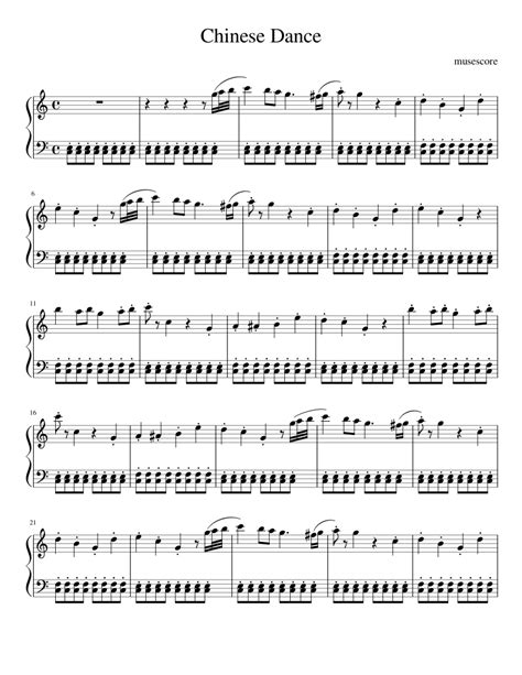 Chinese Dance Sheet music for Piano (Solo) | Musescore.com