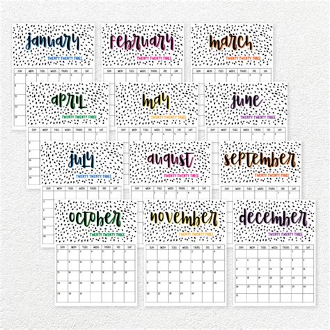 Printable 2023 Calendar · Tidy Plans