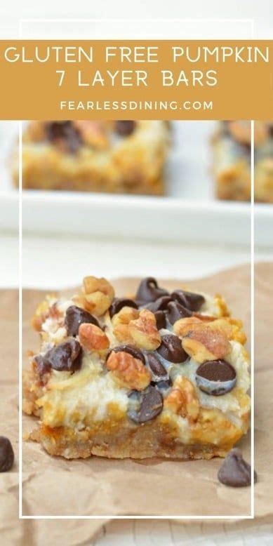 Awesomely Easy Gluten Free Pumpkin 7 Layer Bars Fearless Dining Artofit