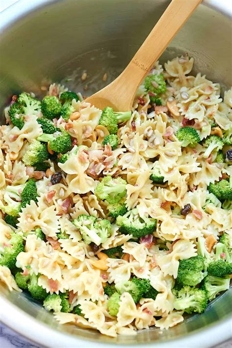 Broccoli Pasta Salad 10 Minute Summer Side Dish