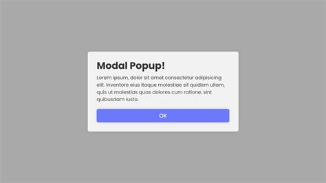 How To Make Popup In HTML CSS Javascript Create Modal In HTML YouTube