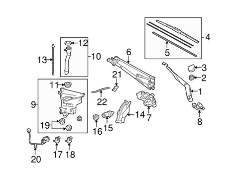 Toyota Windshield Wiper Blade Right Front