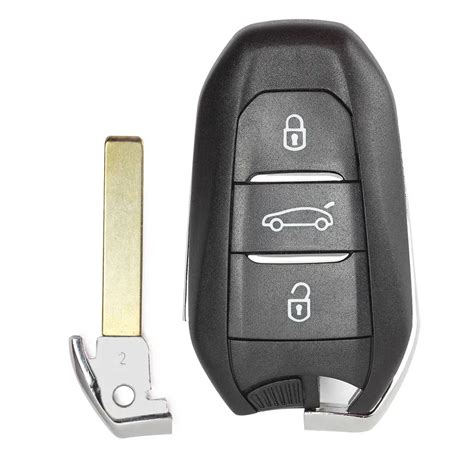 Keyecu Pcs Smart Remote Key Button Fob Mhz A Chip For Citroen