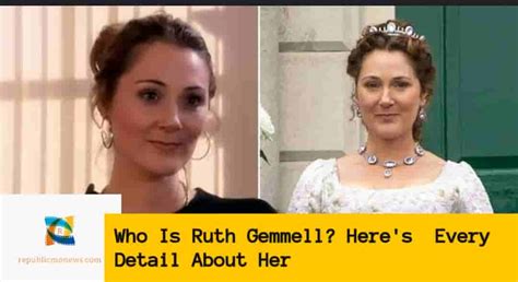 Who Is Ruth Gemmell Heres Every Detail About Her The Republic Monitor