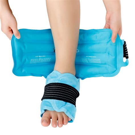 Buy Comfytemp Ankle Ice Pack Wrap for Foot Pain , Reusable Gel Pack for