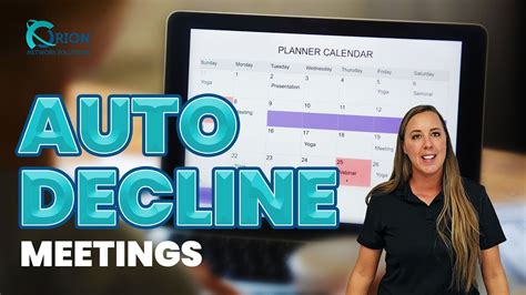 How To Auto Decline Meetings With Google S Calendar YouTube