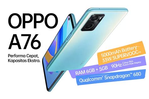 Hp Oppo A76 Intip Spesifikasi Dan Harga Terbaru Di Indonesia