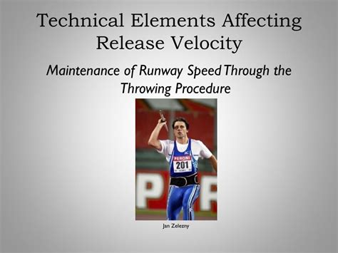 Ppt The Physics Of Javelin Throwing Powerpoint Presentation Free