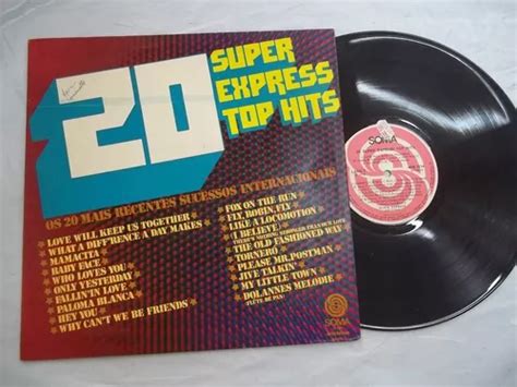 Lp Vinil 20 Super Express Top Hits Sucessos Internacionais