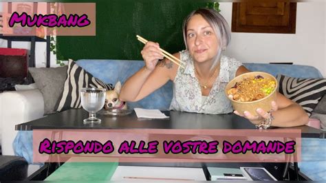 Pokè MUKBANG rispondo alle vostre domande mentre mangio sul nuovo