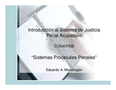 Pdf Introducción Al Sistema De Justicia Penal Acusatorio Conatrib Conatrib Sistemas