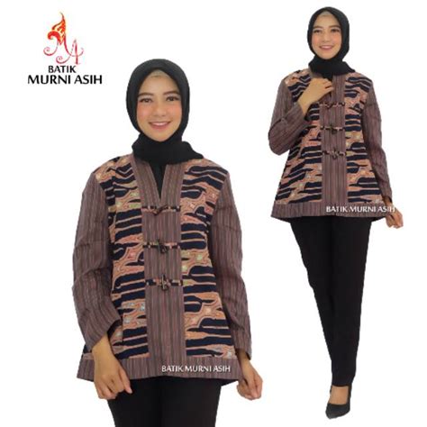 Jual Batik Murni Asih Blouse Batik Johana Solo Murah Cantik Batik Cap