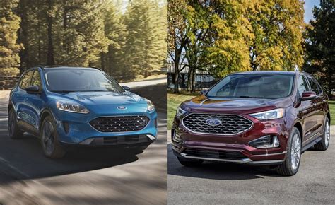 Ford Escape Vs Ford Edge Comparison Which Crossover Is Right For You