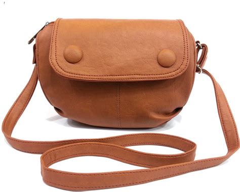 Leather Land Women Brown Leatherette Sling Bag Brown 9 Price In India