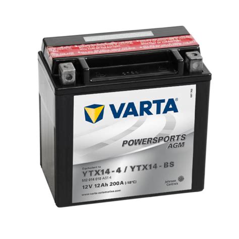 Varta Powersports AGM LF 12V 12AH 190A EN 74 90